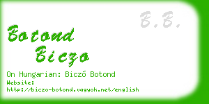 botond biczo business card