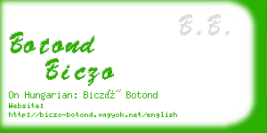 botond biczo business card